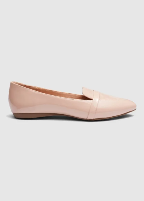 NOVO Nude Clarissa Point Flat Shoes - Size 3 Image 1
