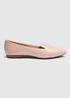 NOVO Nude Clarissa Point Flat Shoes - Size 3 Image 1