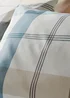 Blue Check Duvet Cover - Single Image 3