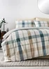 Blue Check Duvet Cover - Single Image 1