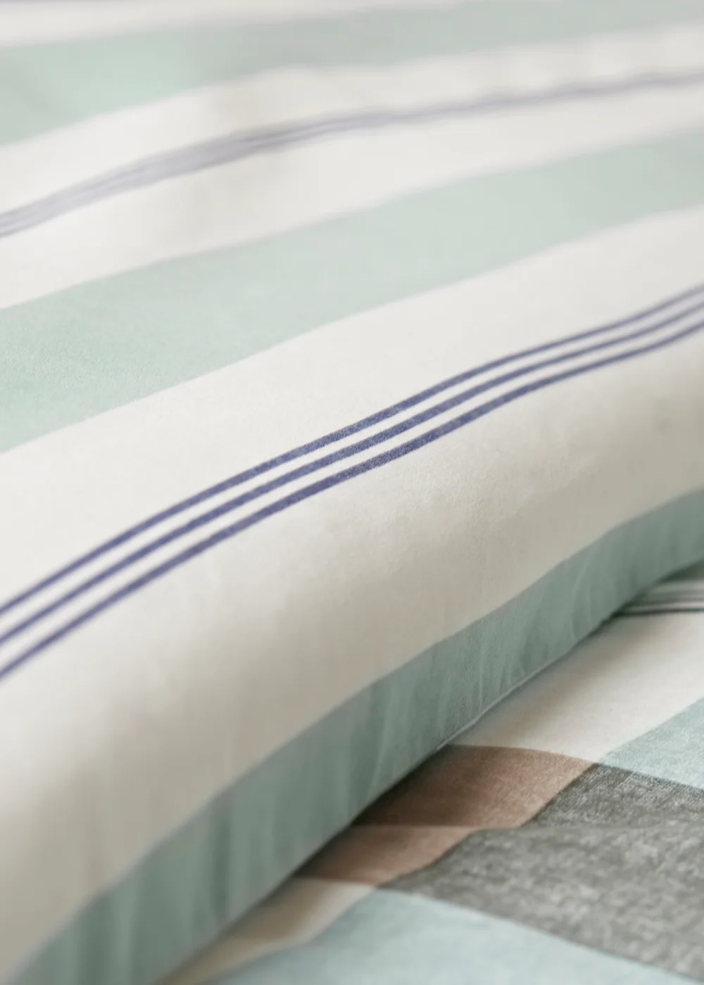 Blue Check Duvet Cover - Single Image 2