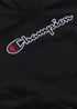 Boys Champion Black Hooded Sweatshirt (Small-XXL) - 7-8 Yrs Image 2