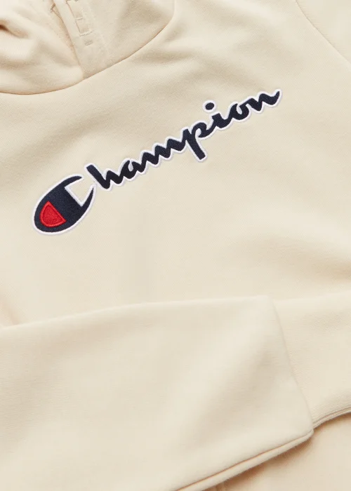 Boys Champion Ecru Hooded Sweatshirt (Small-XXL) - 7-8 Yrs Image 2