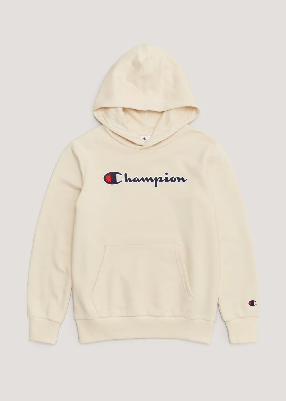Boys Champion Ecru Hooded Sweatshirt (Small-XXL) - 7-8 Yrs Image 1