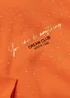 Girls Orange Oversized Hoodie & Flared Set (4-13yrs) - Age 4 Years Image 2