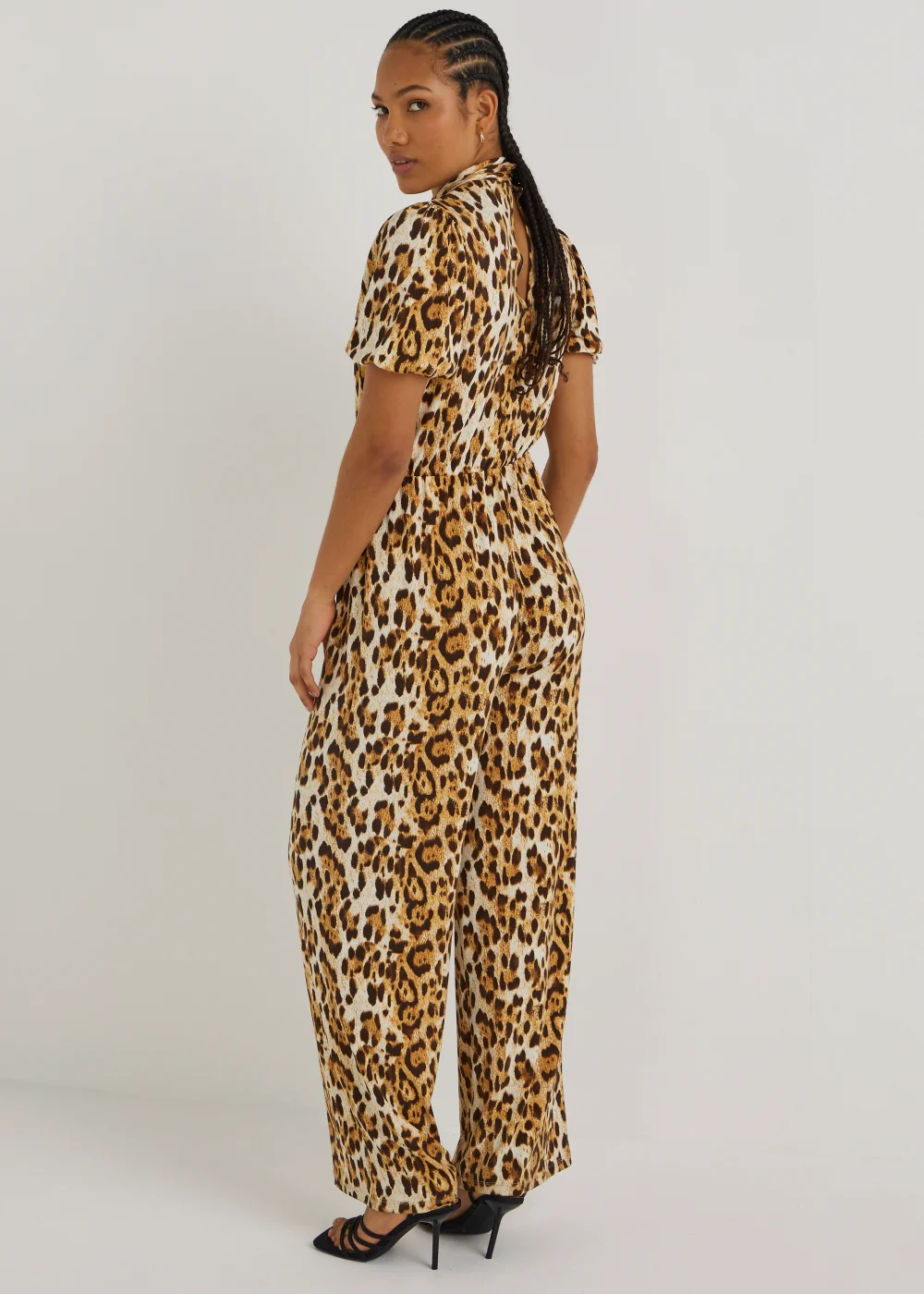 Be Beau Brown Leopard Jumpsuit - 8 Image 5