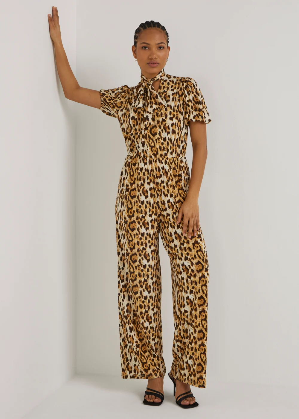 Be Beau Brown Leopard Jumpsuit - 8 Image 2