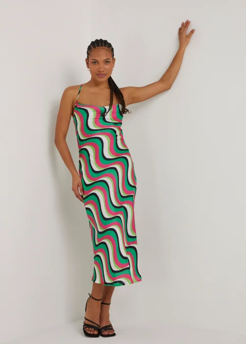 Be Beau Green Swirl Cami Dress - 8 Image 4