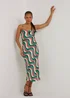 Be Beau Green Swirl Cami Dress - 8 Image 4