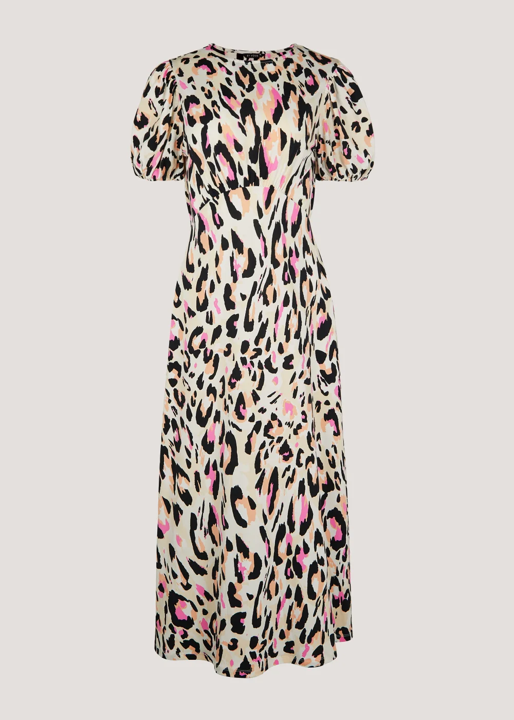 Et Vous Ecru Animal Print Midi Dress - 8 Image 4