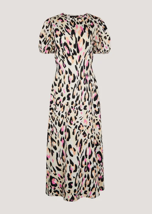 Et Vous Ecru Animal Print Midi Dress - 8 Image 4