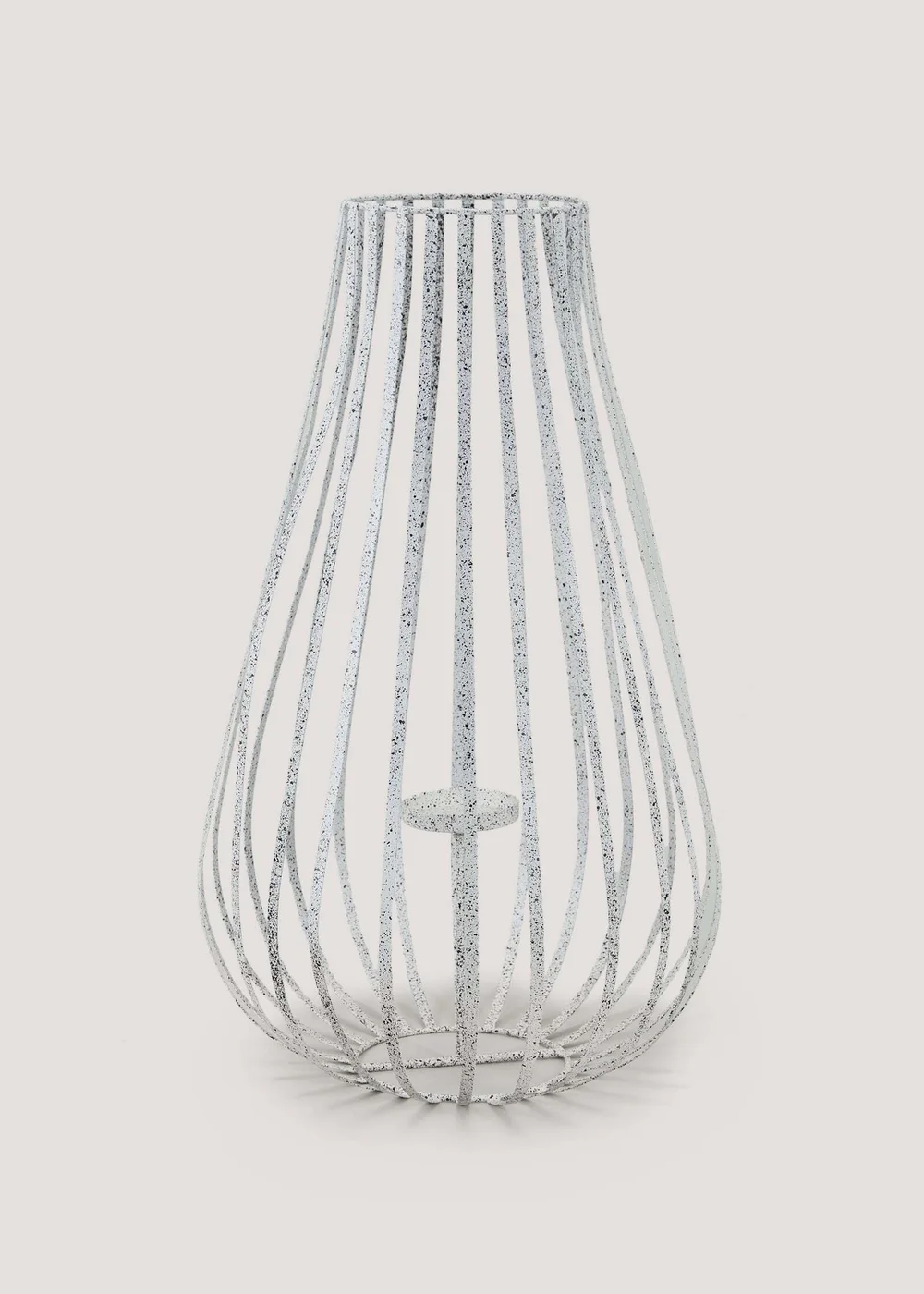 Grey Speckle Metal Lantern (60cm) Image 1