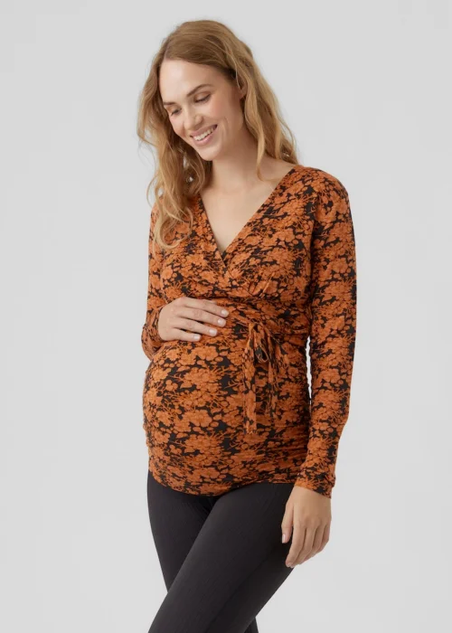 Mamalicious Maternity Tess Floral Top - 8 Image 1