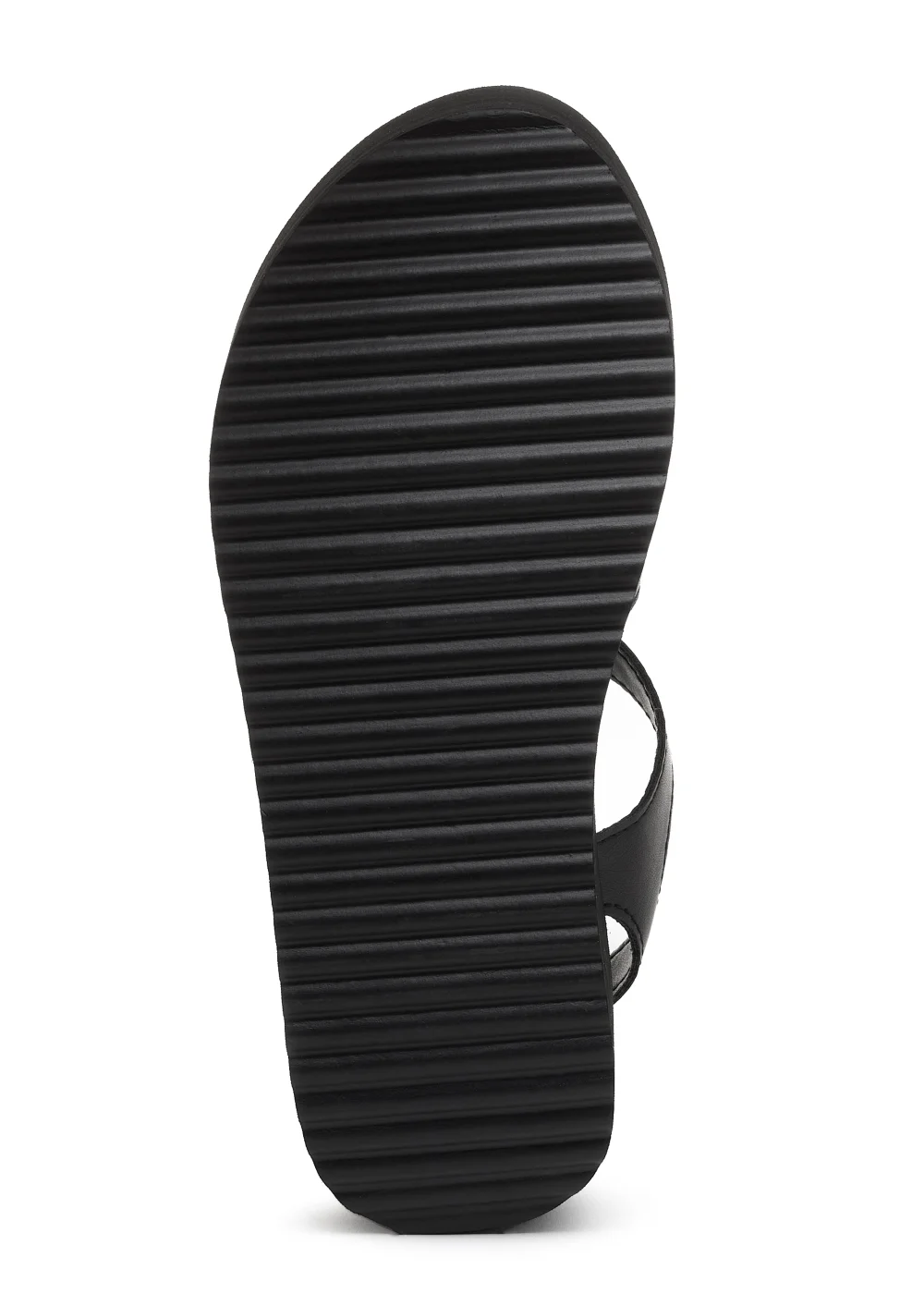 Rocket Dog Helio Terrence Black PU Wedges - Size 3 Image 2