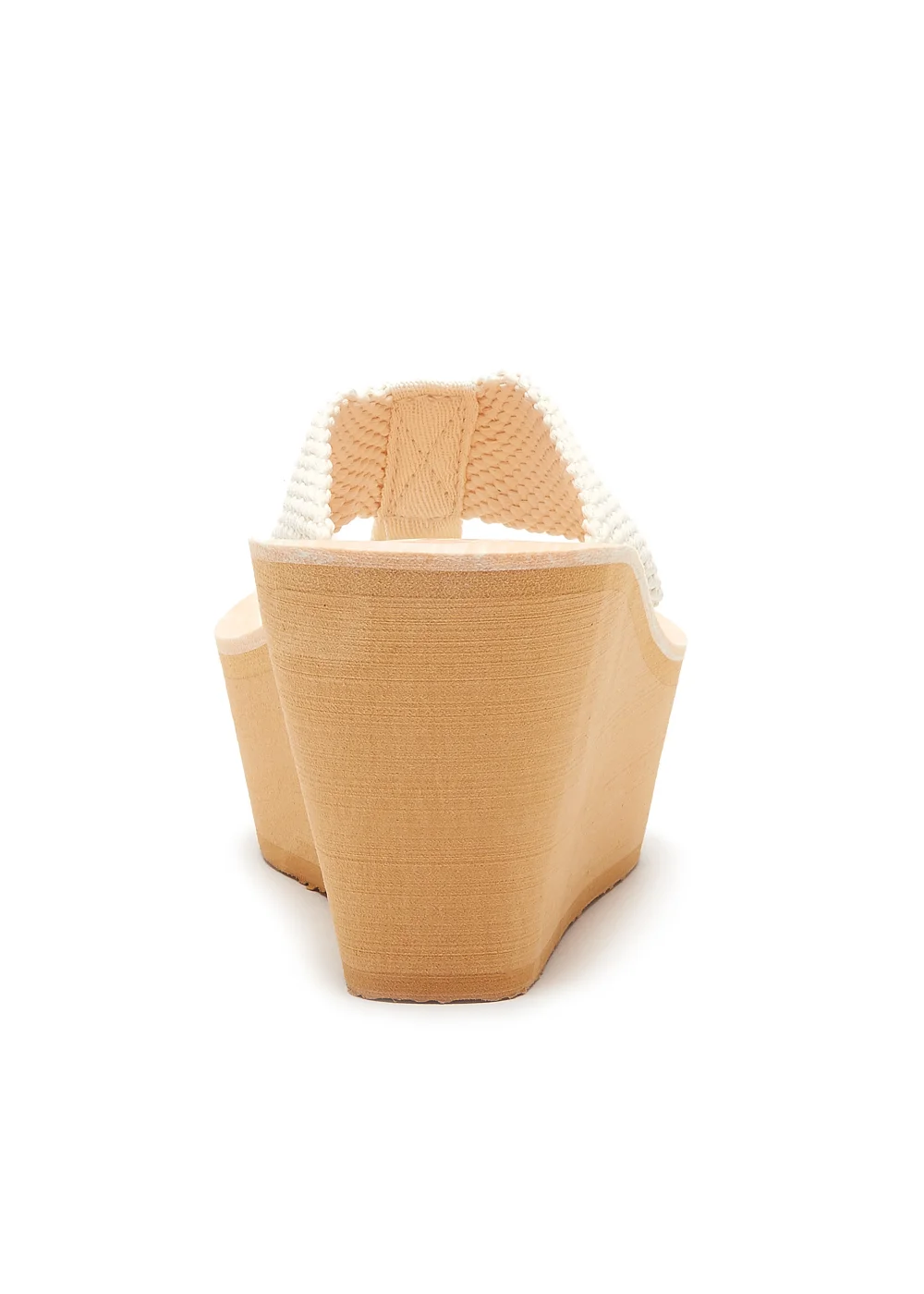 Rocket Dog Diver Cream Webbing Wedge Sandals - Size 4 Image 3