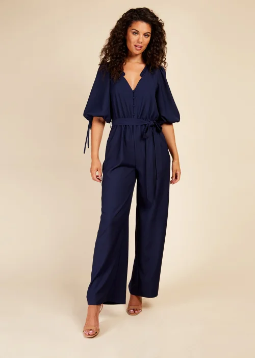 Little Mistress Navy Jumpsuit - 10 Image 1