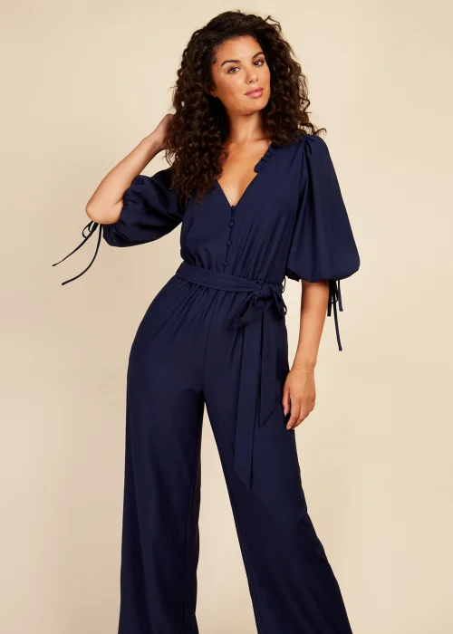 Little Mistress Navy Jumpsuit - 10 Image 5