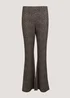 Brown Animal Print Flared Leggings - 8 Image 5