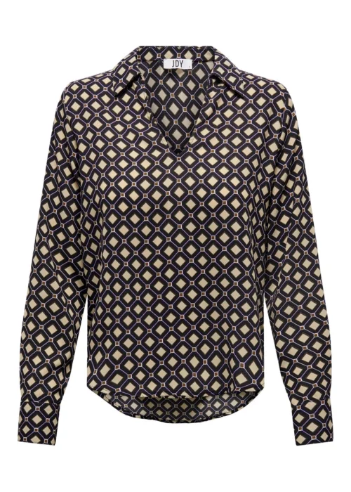 JDY Edith Multicoloured Long Sleeve Shirt - 8 Image 4