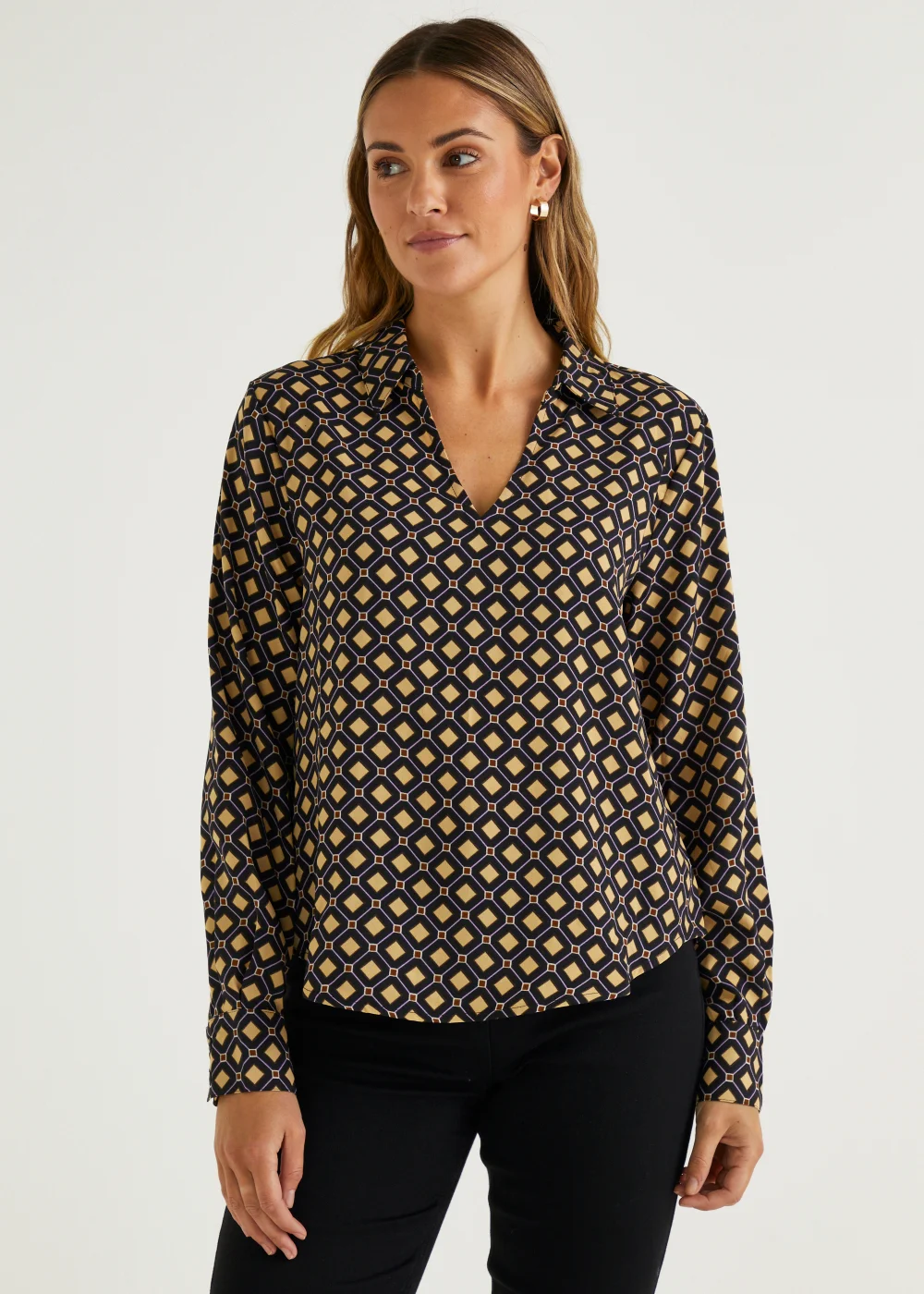 JDY Edith Multicoloured Long Sleeve Shirt - 8 Image 1