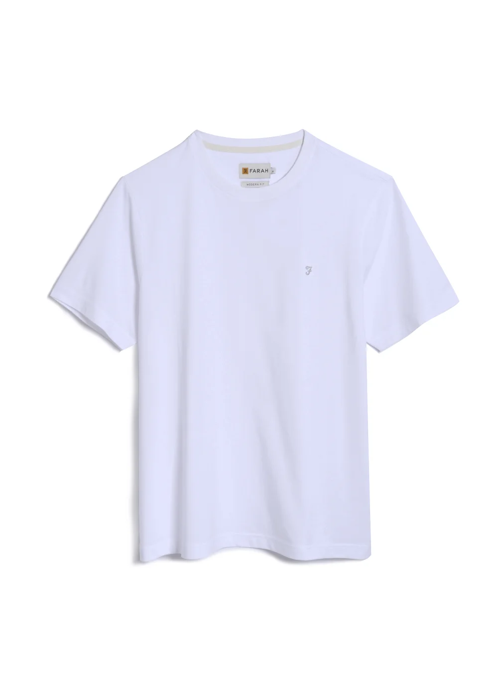 Farah Eddie White T-Shirt - Medium Image 5