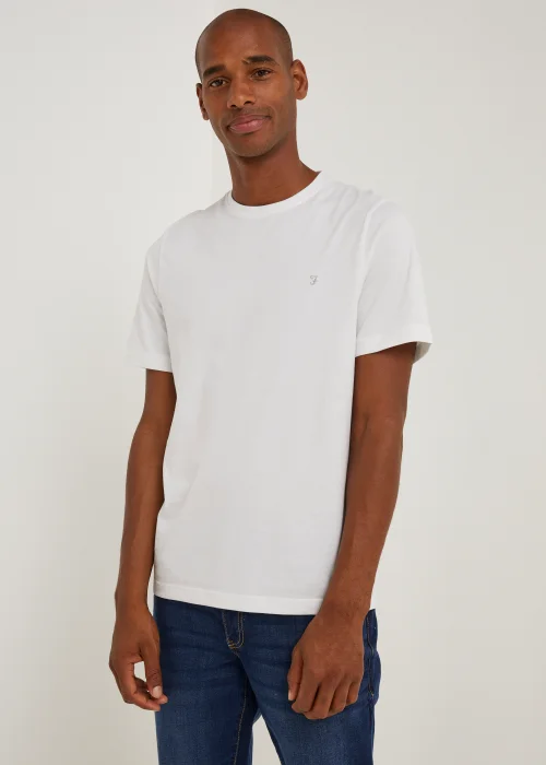 Farah Eddie White T-Shirt - Medium Image 1
