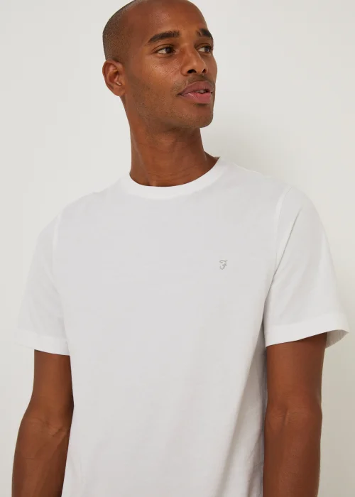 Farah Eddie White T-Shirt - Medium Image 3