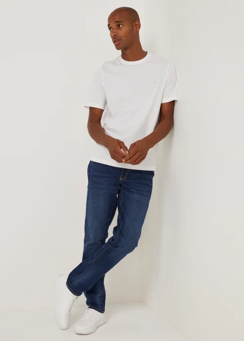 Farah Eddie White T-Shirt - Medium Image 4