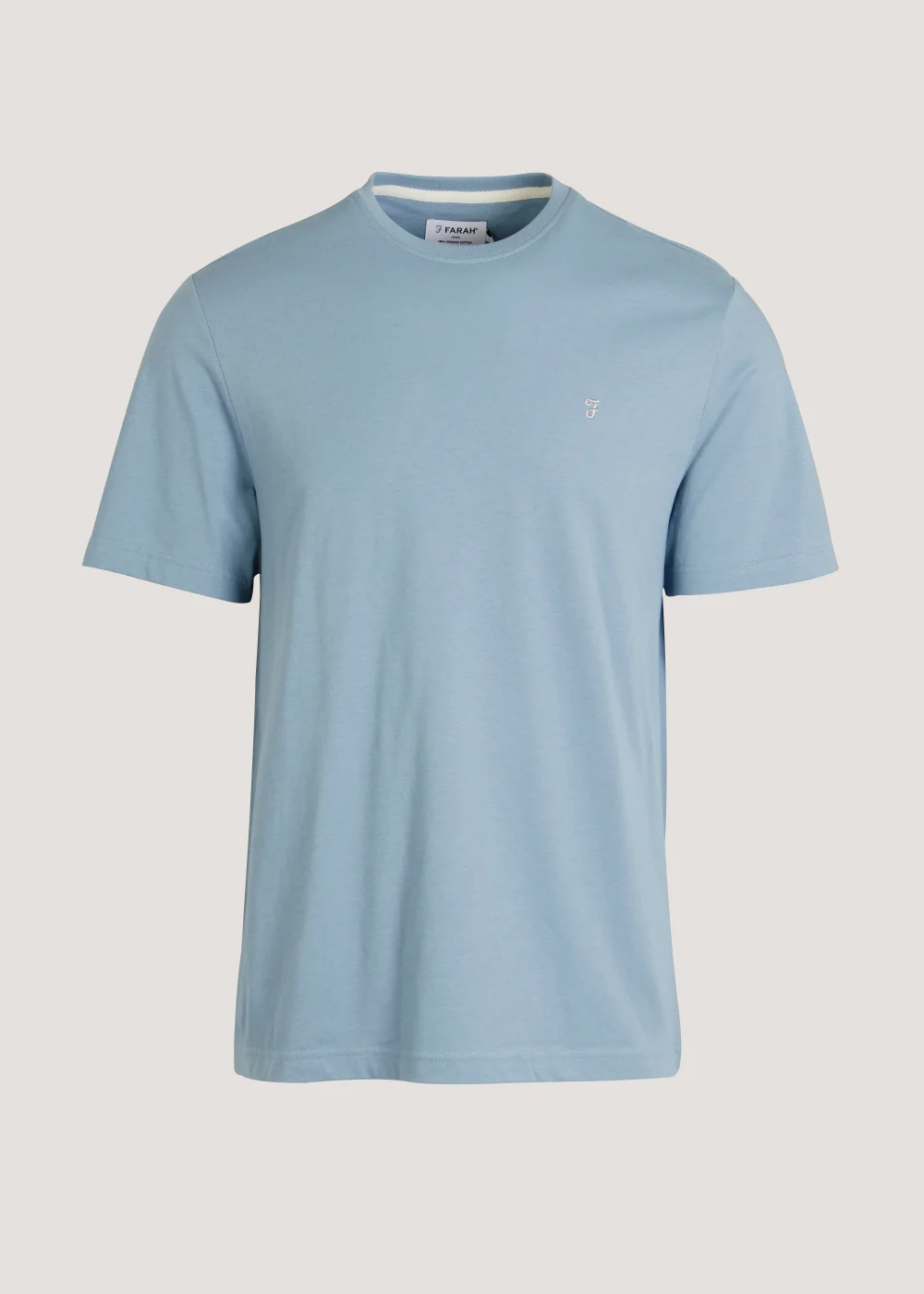 Farah Eddie Denim Blue T-Shirt - Medium Image 3