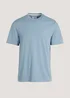 Farah Eddie Denim Blue T-Shirt - Medium Image 3