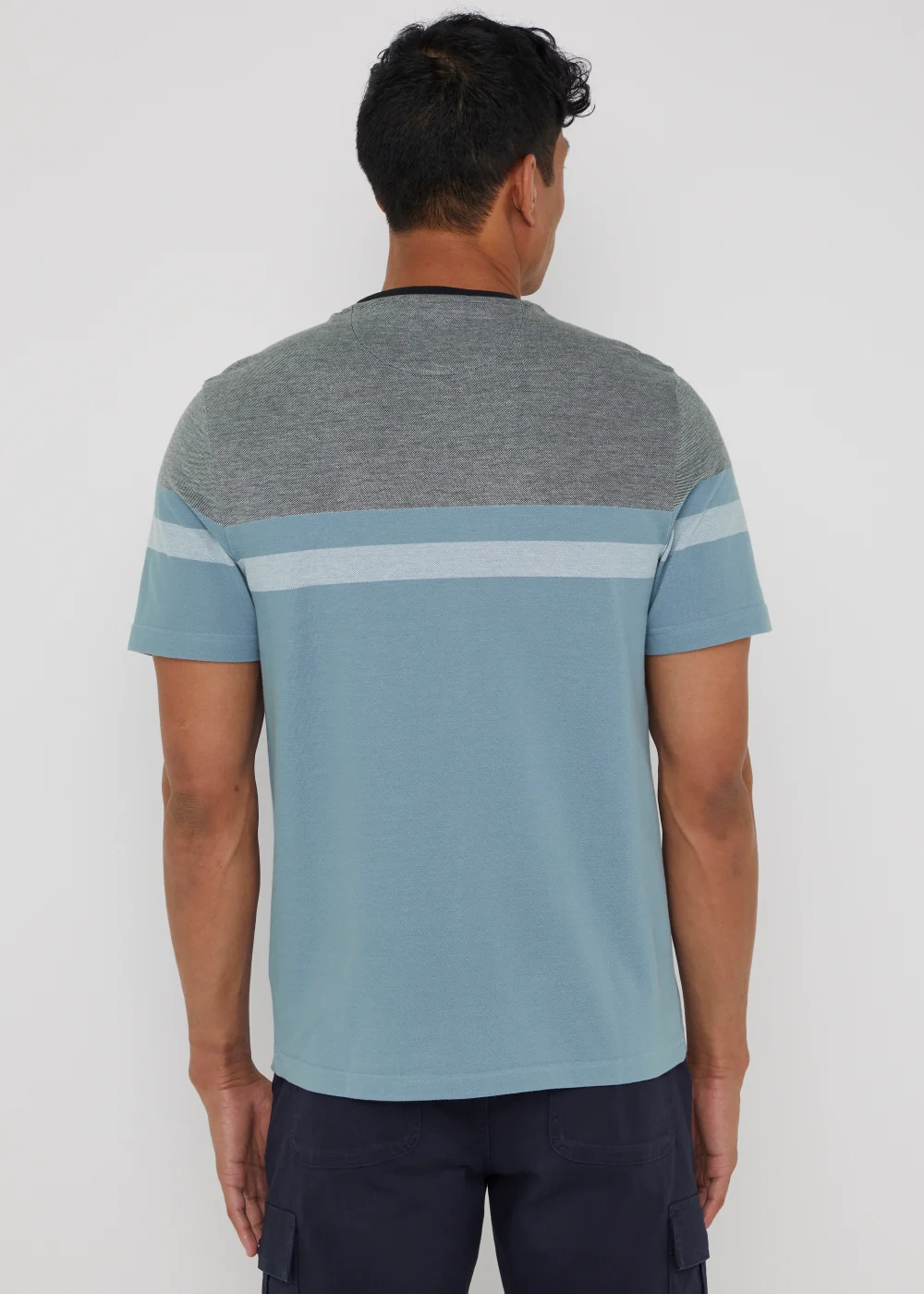 Farah Page Blue Two Tone T-Shirt - XL Image 5