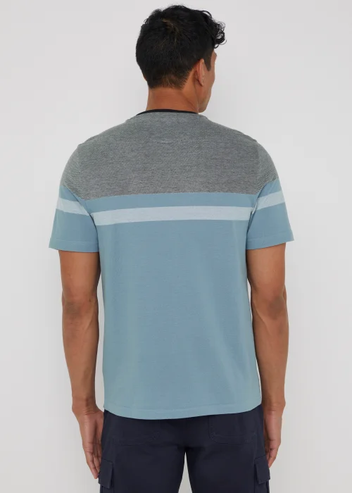 Farah Page Blue Two Tone T-Shirt - XL Image 5