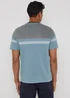 Farah Page Blue Two Tone T-Shirt - XL Image 5