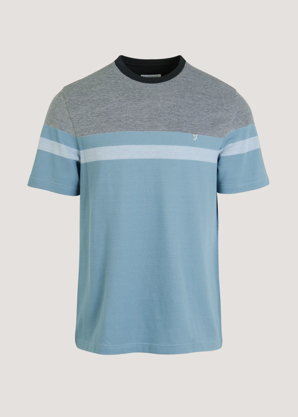 Farah Page Blue Two Tone T-Shirt - XL Image 4