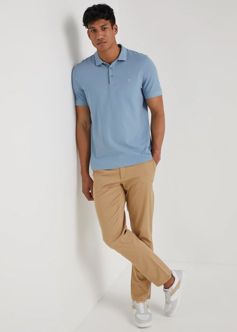 Farah Cove Blue Polo Shirt - XL Image 3