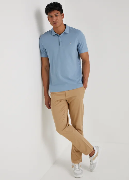 Farah Cove Blue Polo Shirt - XL Image 3