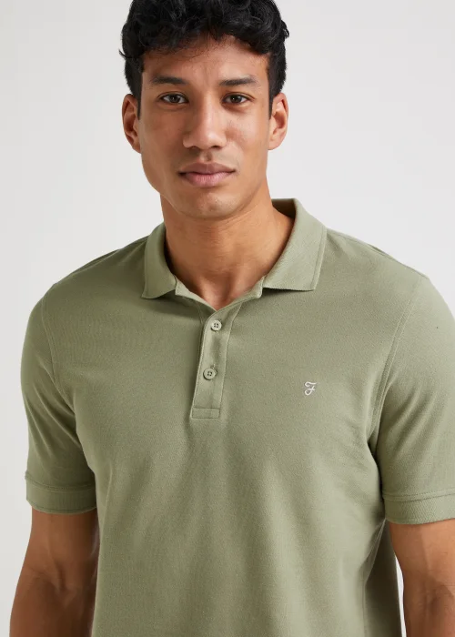 Farah Cove Green Polo Shirt - L Image 5