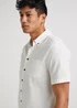 Farah Densmore White Short Sleeve Shirt - Small Image 4