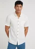 Farah Densmore White Short Sleeve Shirt - Small Image 1