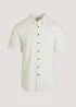 Farah Densmore White Short Sleeve Shirt - Small Image 6
