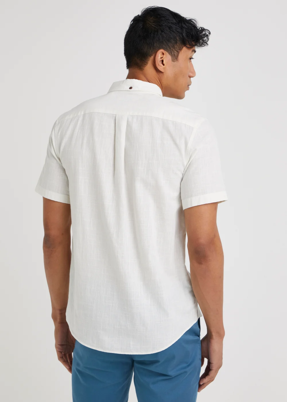 Farah Densmore White Short Sleeve Shirt - Small Image 5
