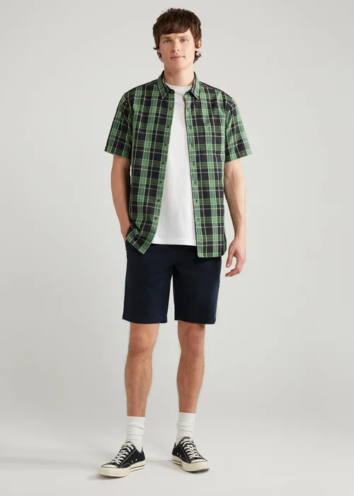 Farah Sullivan Green Short Sleeve Shirt - Small Image 1