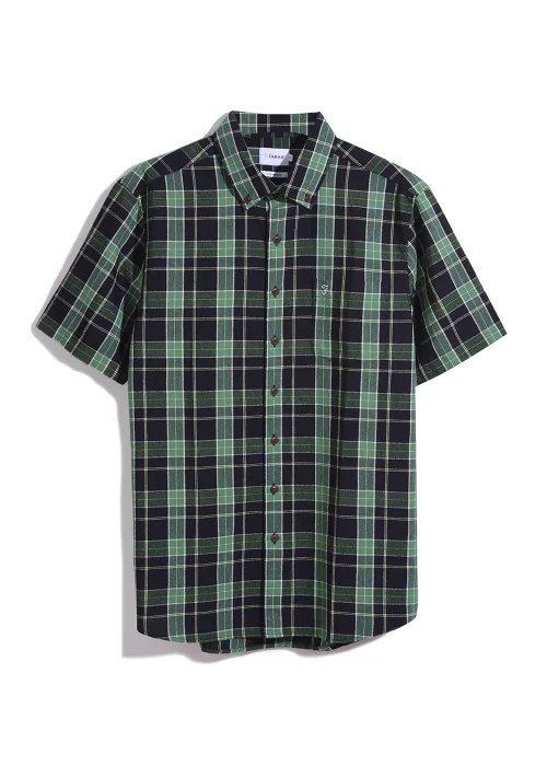 Farah Sullivan Green Short Sleeve Shirt - Small Image 2