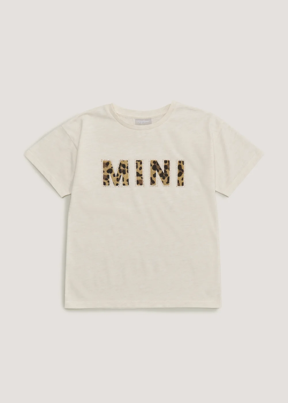 Girls Mini Me Cream T-Shirt (4-13yrs) - Age 4 Years Image 1