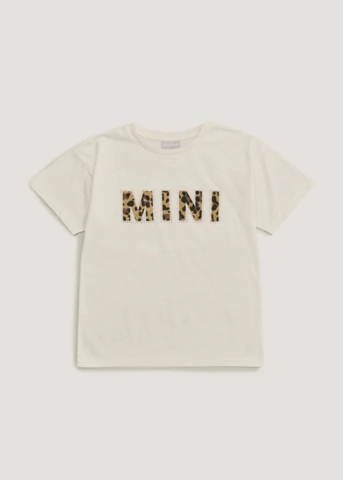 Girls Mini Me Cream T-Shirt (4-13yrs) - Age 4 Years Image 1
