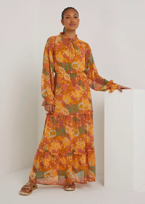 JDY Luna Yellow Maxi Dress - 8 Image 4