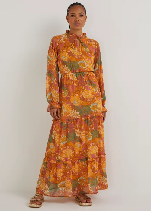 JDY Luna Yellow Maxi Dress - 8 Image 1