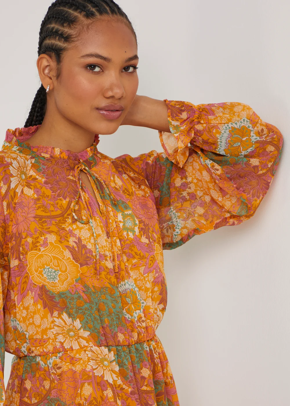 JDY Luna Yellow Maxi Dress - 8 Image 2