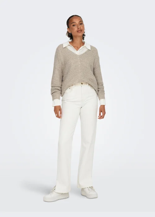 JDY Megan Beige Jumper - 8 Image 1