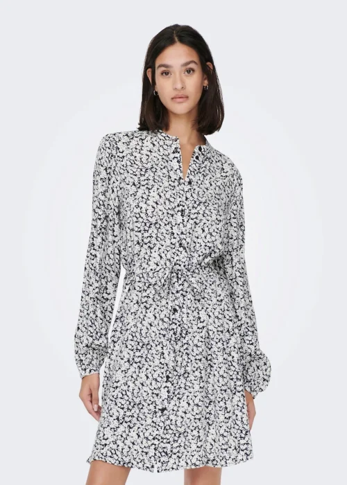 JDY Alice White Floral Shirt Dress - 8 Image 1